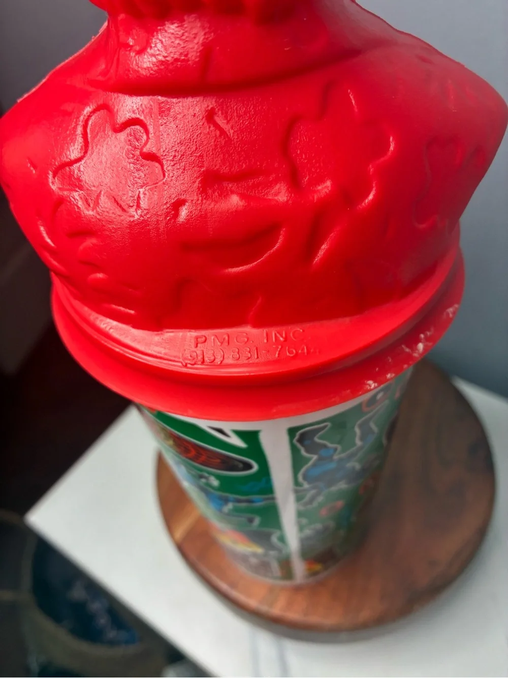 Ace Ventura Promotional Bust Cup with Straw 1990s Movie Collectible